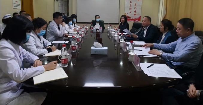 省衛(wèi)健委督查組到我院開展安全防范和防汛準(zhǔn)備工作督查